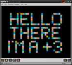 ZX Spectrum +3 says 'hello there' !