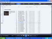 Picture of track listings on Windows Media Player