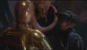This is the scene in Sytar Wars Episode VI in which Bib Fortuna tells lea C-3PO is Gay (