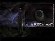 It's pretty dark, but you can see this reference and make your own decision is it or is it not R2's head.