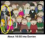 Alien in South Park episode Damien