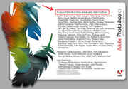 Adobe Photoshop 8 - Funny Comments in Credits Screen