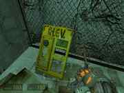 old HEV found on half life 2 where you get the gravity gun for te first time