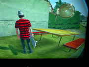 picture of a floating bench