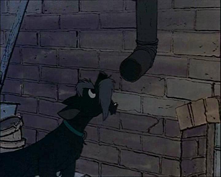 101 Dalmations (Disney, Animated) Easter Egg - Lady & the Tramp Visit