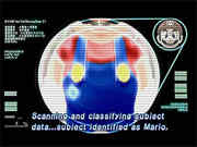 FLUDD scan showing Super Mario Bros. in the left corner.